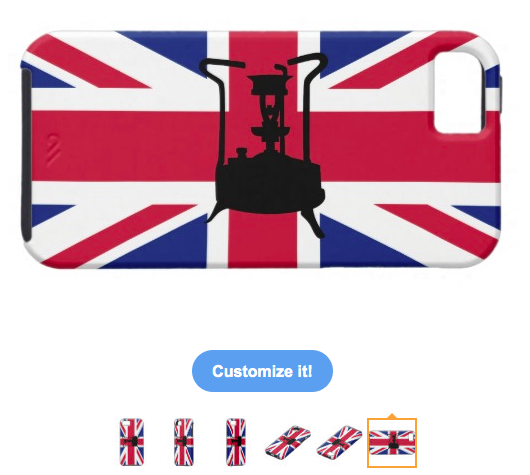 stove, cooker, burner, british stove, one pint stove, roarer burner, pressure stove, union jack, made in england, paraffin stove, iPhone 5 Cover