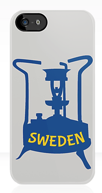 iphone, phone case,  Tags stove, brass stove, pressure stove, camp stove, camping, vintage stove, classic camp stove, one pint stove, swedish stove, sweden, swedish, made in sweden, retro camping, swedish flag, national flag of sweden, flag
