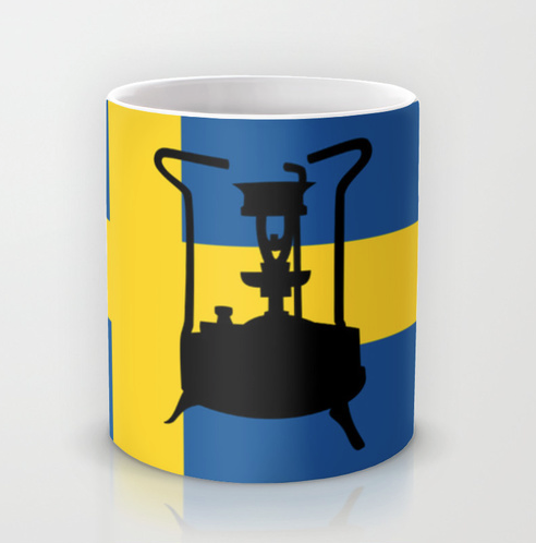 sweden, swedish, made in sweden, swedish flag, flag of sweden, pressure stove, stove, vintage stove, brass stove, paraffin stove, yellow cross, cooker, kerosene stove, camp stove, kerosene, paraffin, kero, coffee cup, cup, mug
