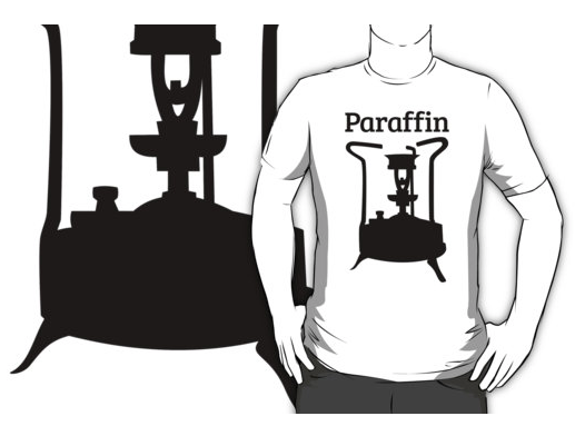 T-SHIRT, SHIRT, REDBUBBLE, paraffin pressure stove, paraffin, pressure stove, kerosene kerosene pressure stove, brass stove, vintage stove, burner, stove, camp stove, classic camp stove, swedish stove, roarer burner, one pint pressure stove, small camp stove, black and white, 210, 00, camping, hiking, adventure